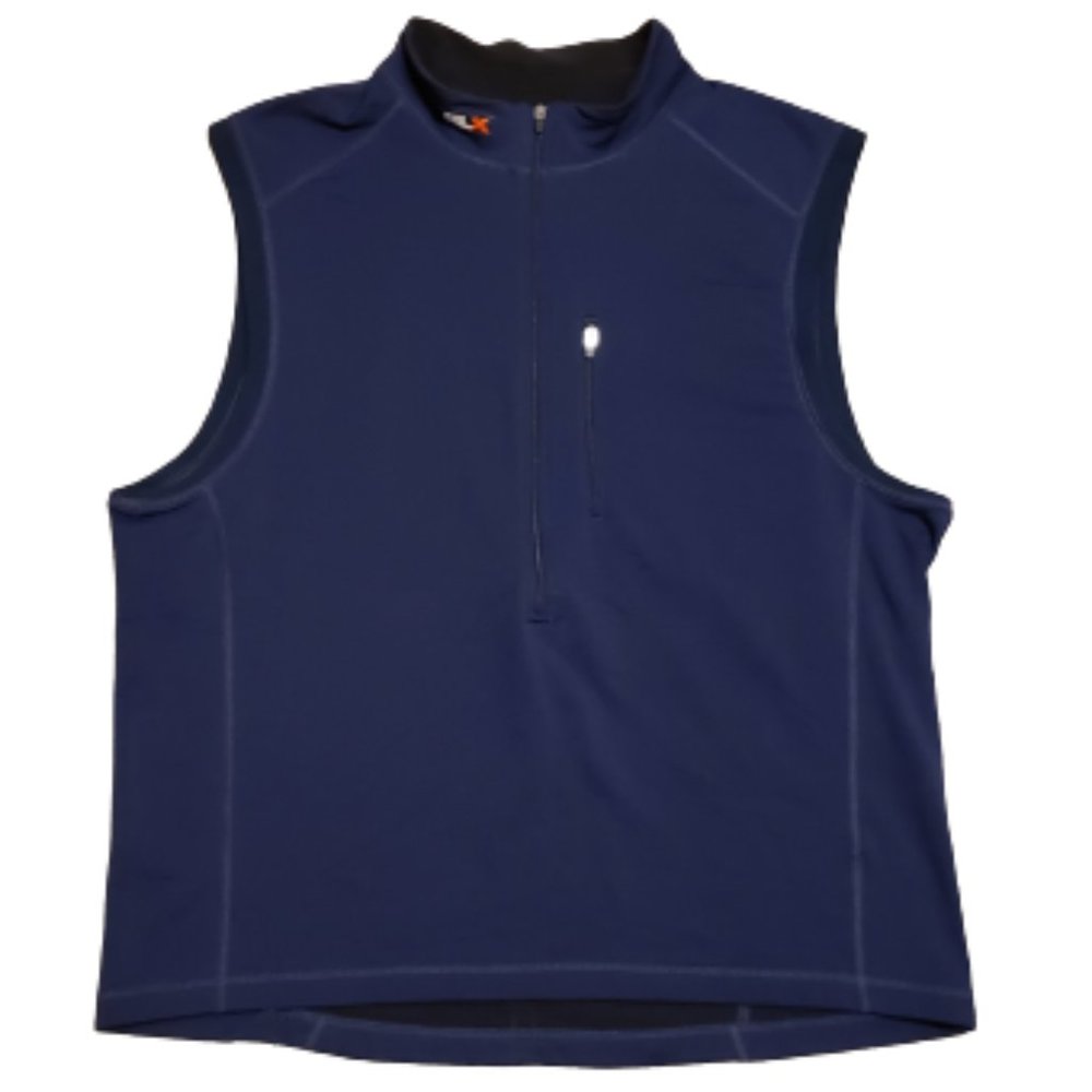 Ralph Lauren RLX Polo Sport USA Made Full Zip Activewear Vest Men's XL Pre-owned